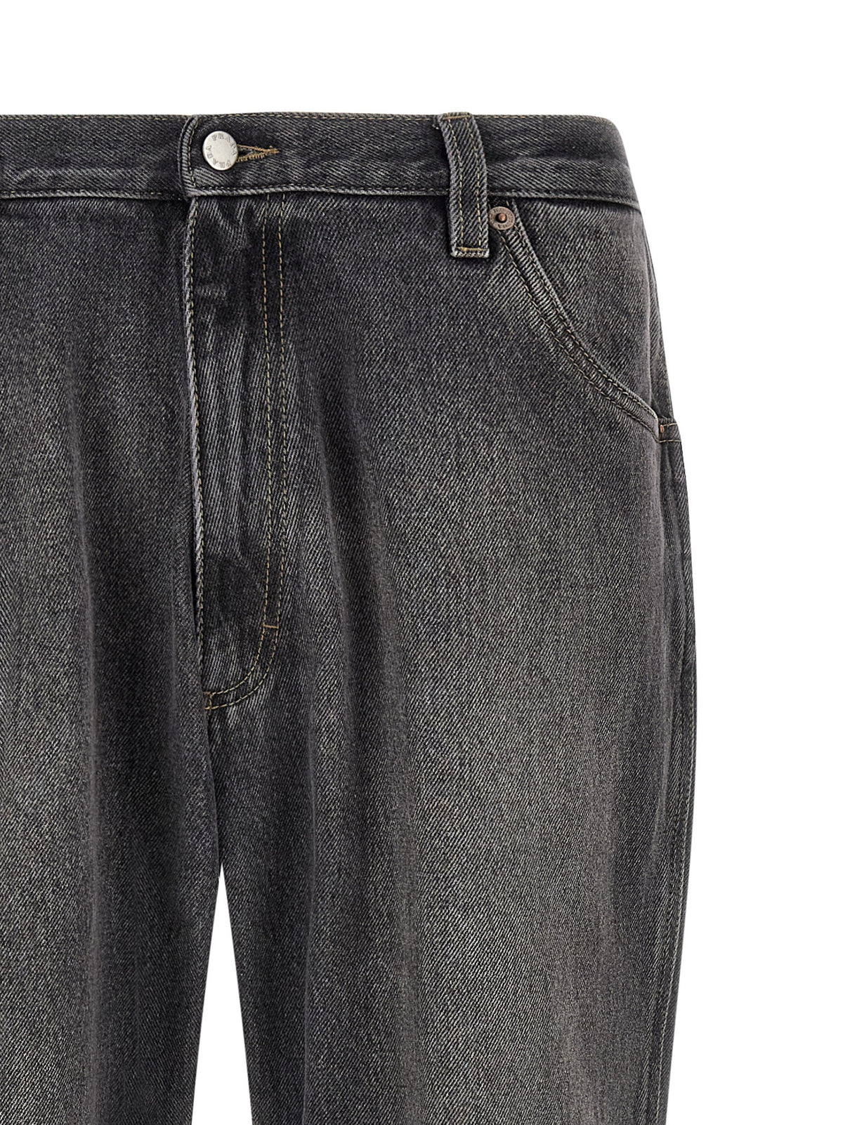 PRADA Triangle Jeans Black