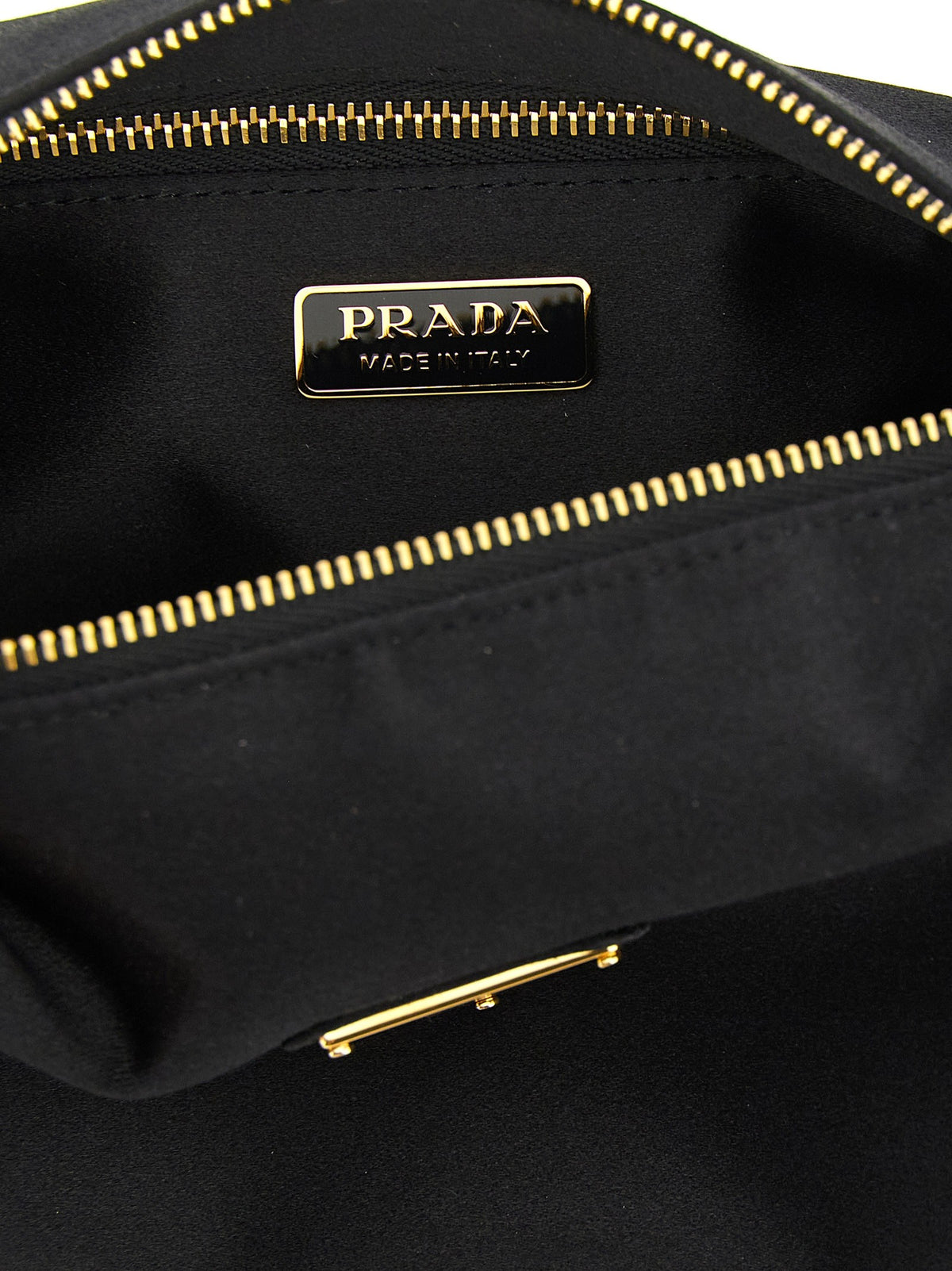 PRADA Triangle Shoulder Bag Black