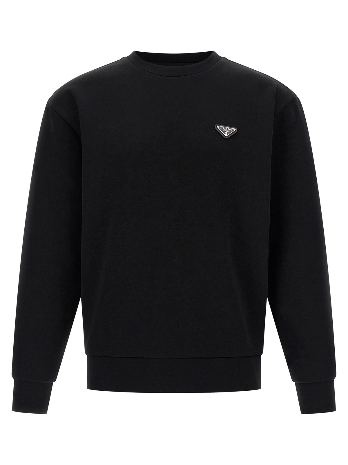 PRADA Triangle Sweatshirt Black
