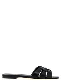 Saint Laurent Tribute Nu Pieds Sandals Black