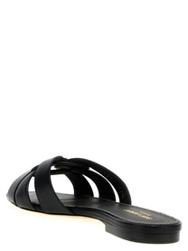 Saint Laurent Tribute Nu Pieds Sandals Black
