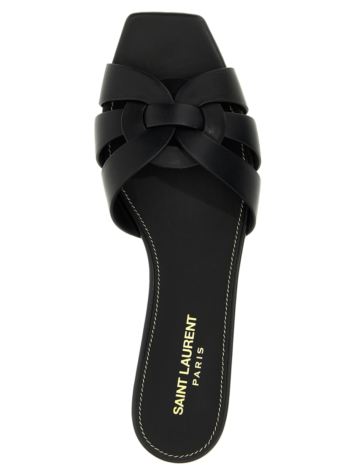 Saint Laurent Tribute Nu Pieds Sandals Black