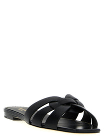 Saint Laurent Tribute Nu Pieds Sandals Black
