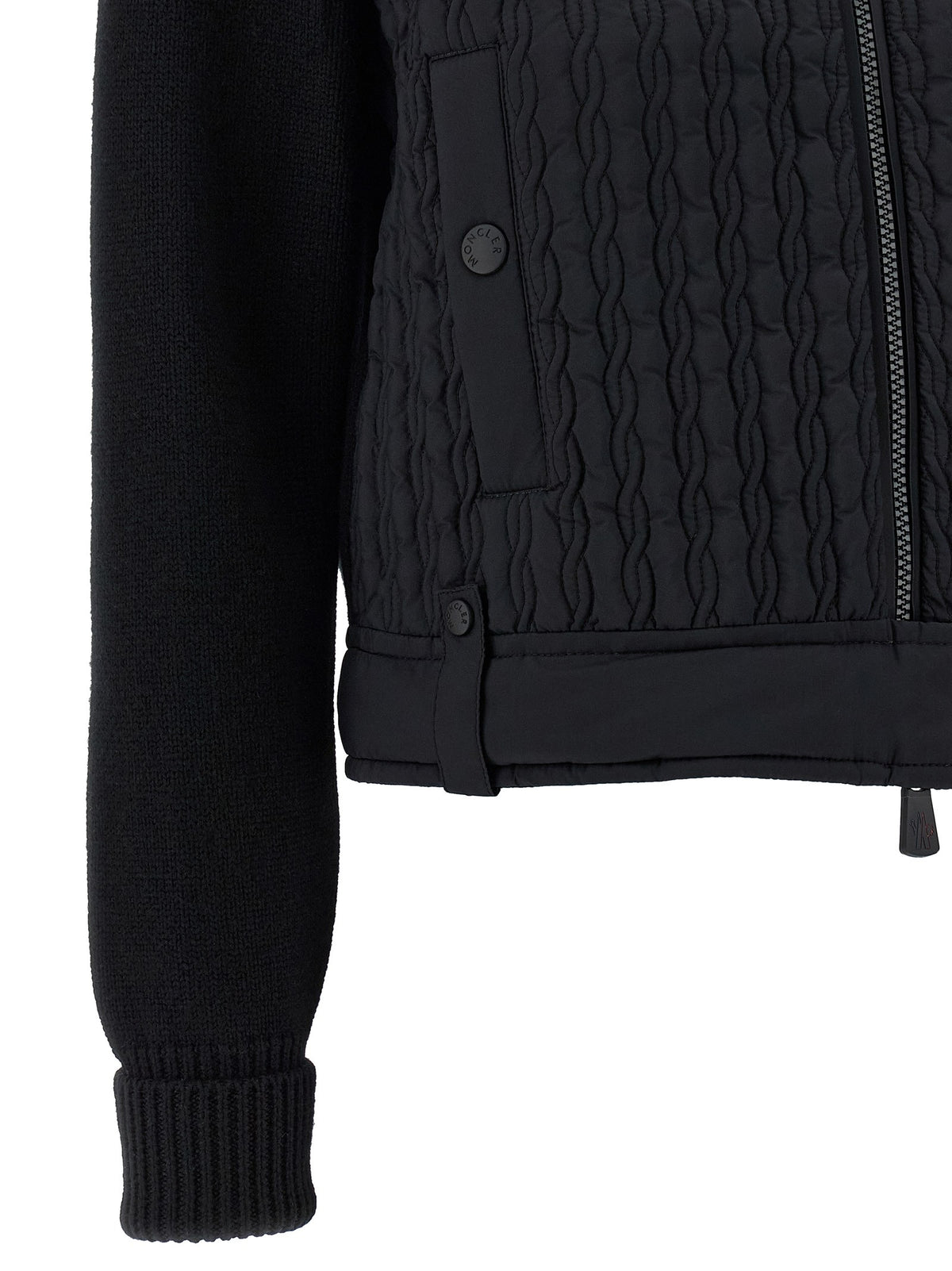 Moncler Grenoble Tricot Cardigan Black
