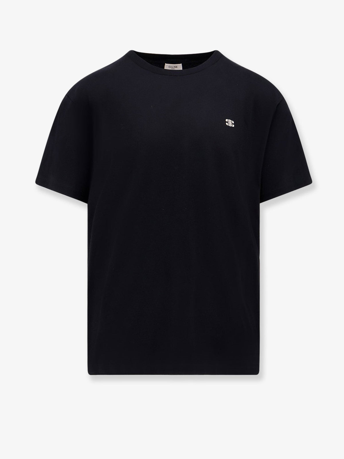 Celine Men's Triomphe Cotton Shirt Black