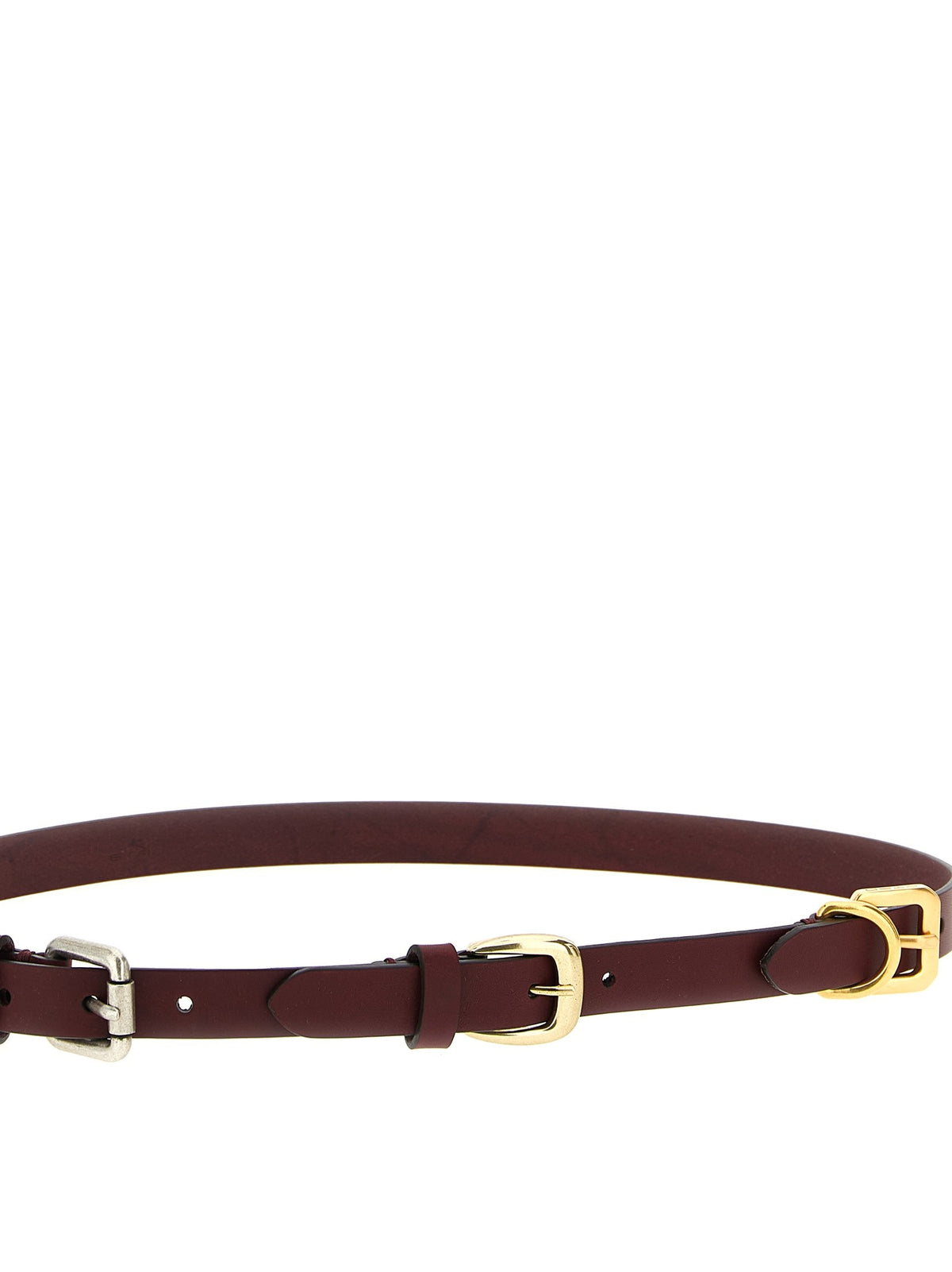 ETRO Triple Buckle Belt Red