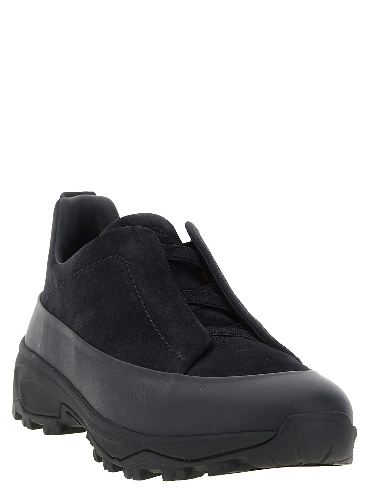 Zegna Triple Stitch Monte Sneakers Blue