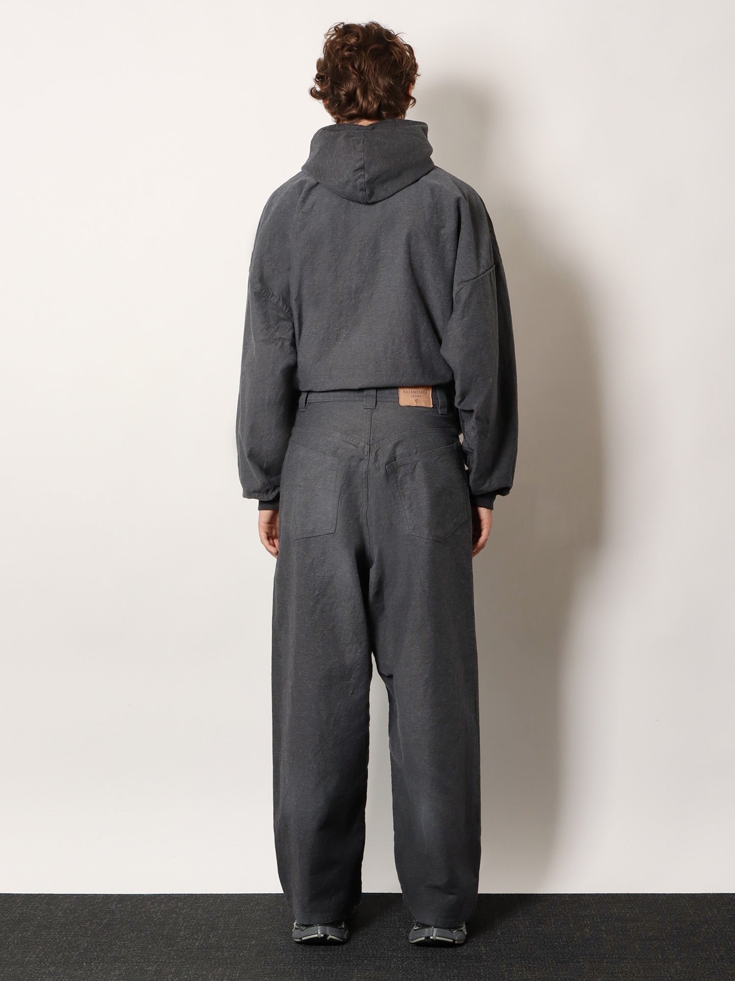 Balenciaga Men's Trompe Œil Joggers Grey