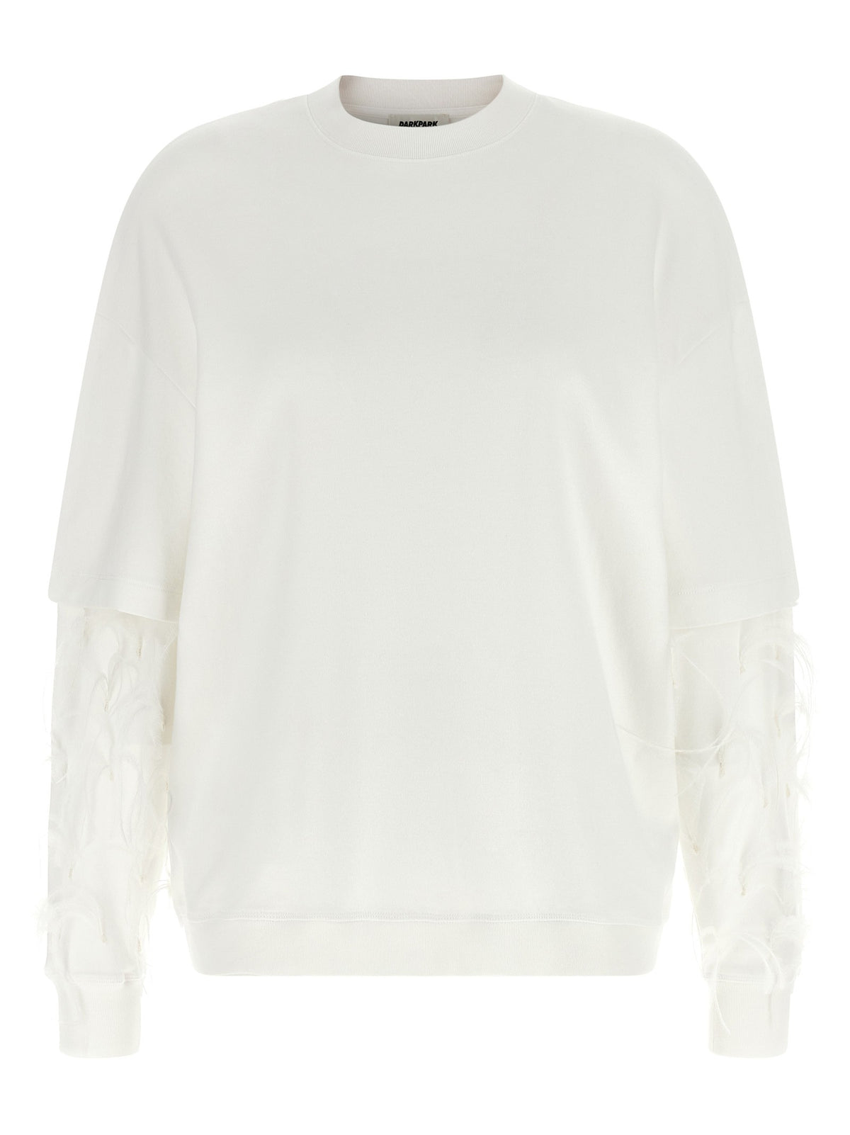 DARKPARK Troy Feather Sweatshirt White