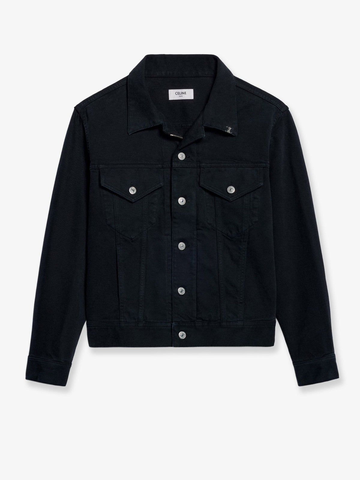 Celine Men's Trucker Denim Jacket Black