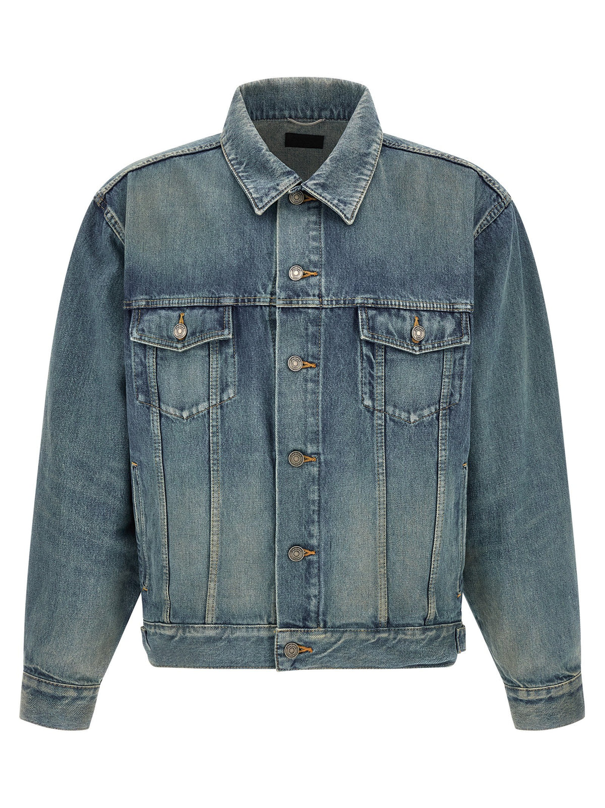 Saint Laurent Trucker Jacket Blue