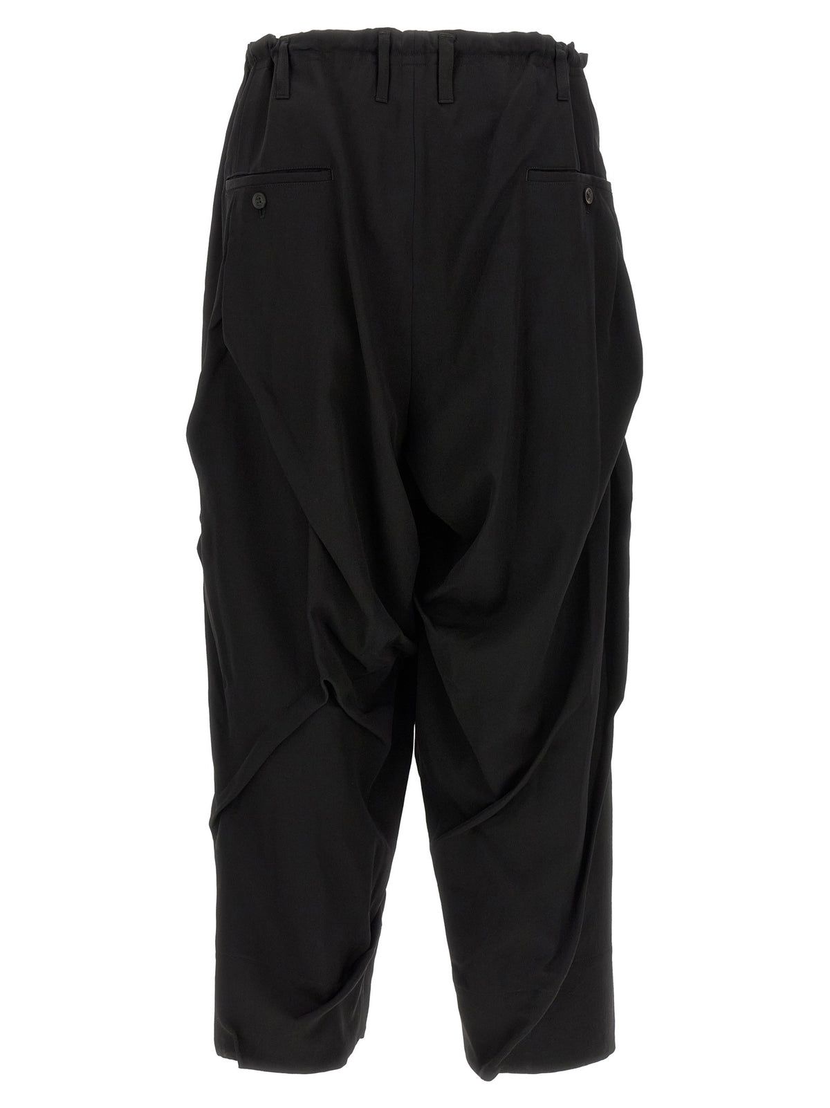 YOHJI YAMAMOTO Tuck Pants Pants Black
