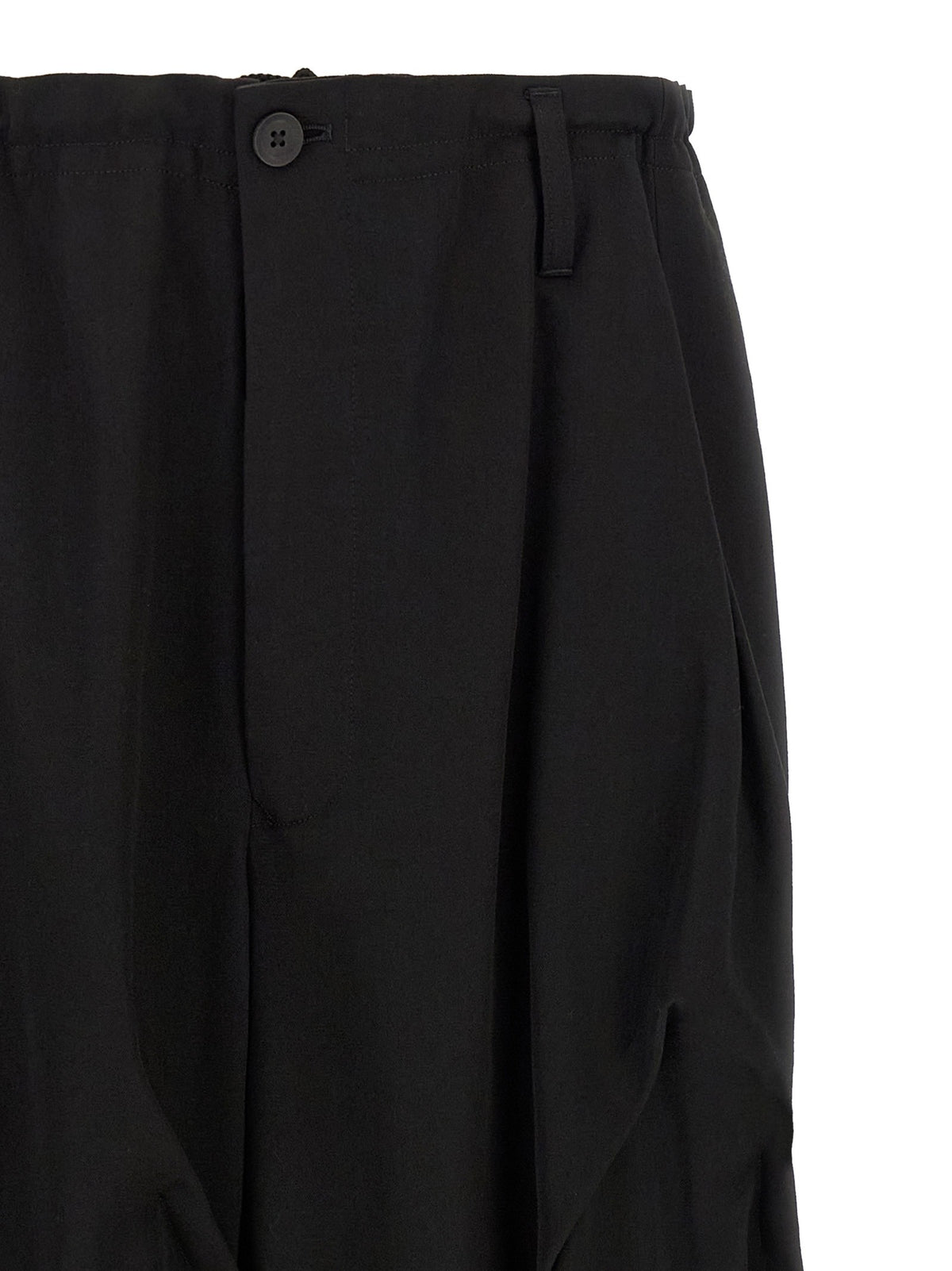 YOHJI YAMAMOTO Tuck Pants Pants Black
