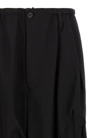 YOHJI YAMAMOTO Tuck Pants Pants Black