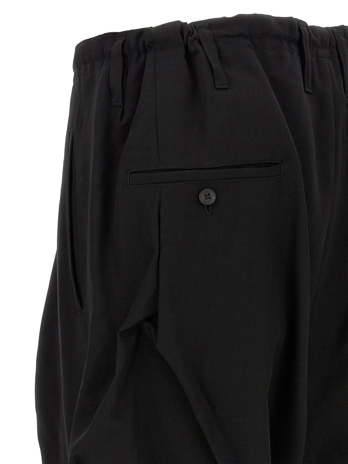 YOHJI YAMAMOTO Tuck Pants Pants Black