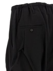 YOHJI YAMAMOTO Tuck Pants Pants Black