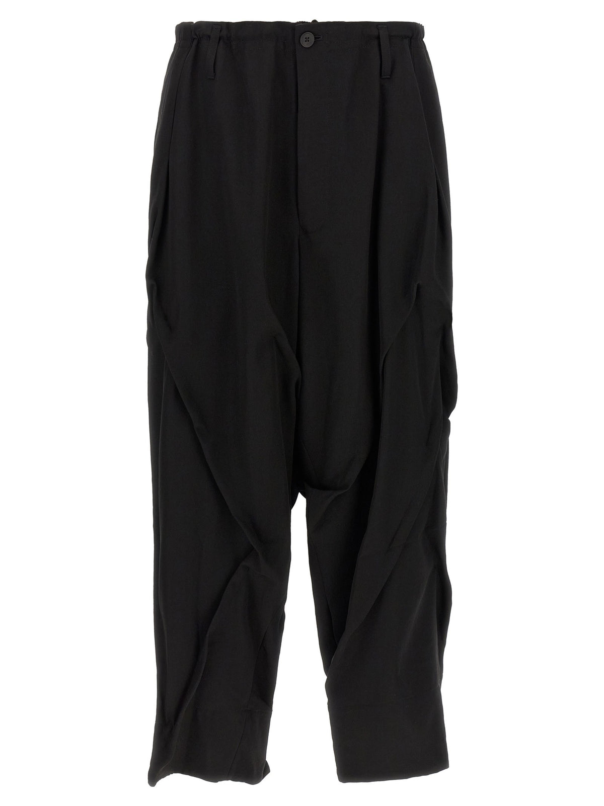 YOHJI YAMAMOTO Tuck Pants Pants Black