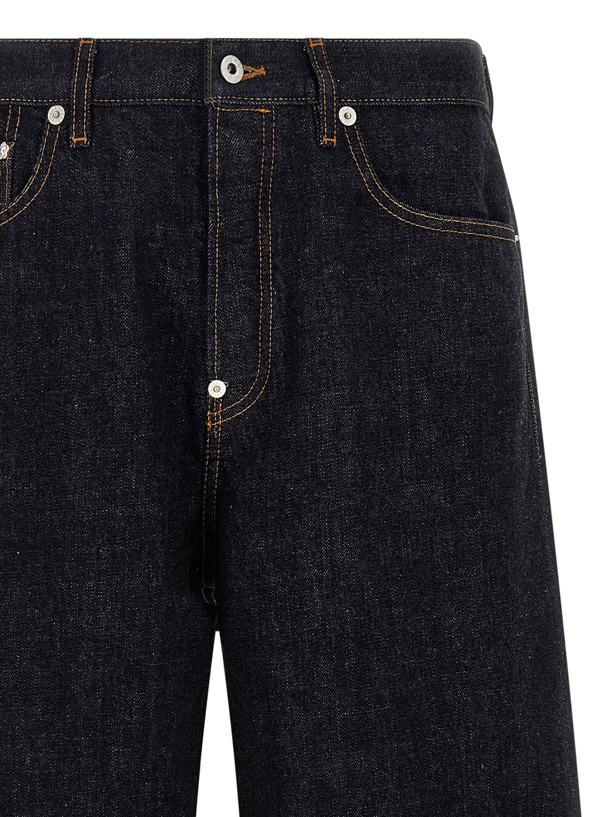 Kenzo Turn up Jeans Blue