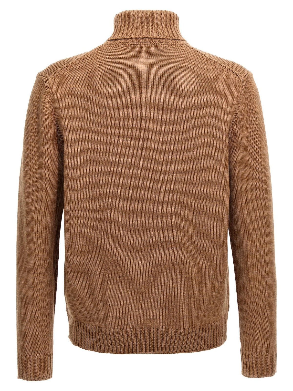 Zanone Turtle Neck Sweater Brown
