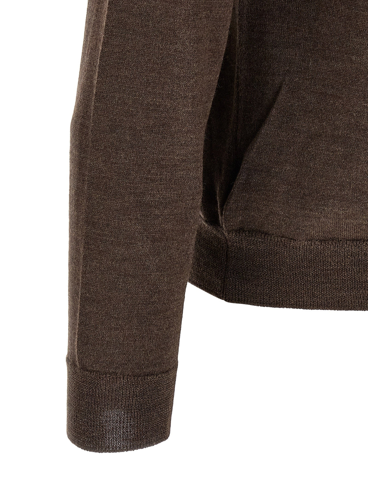 Zanone Turtle Neck Sweater Brown