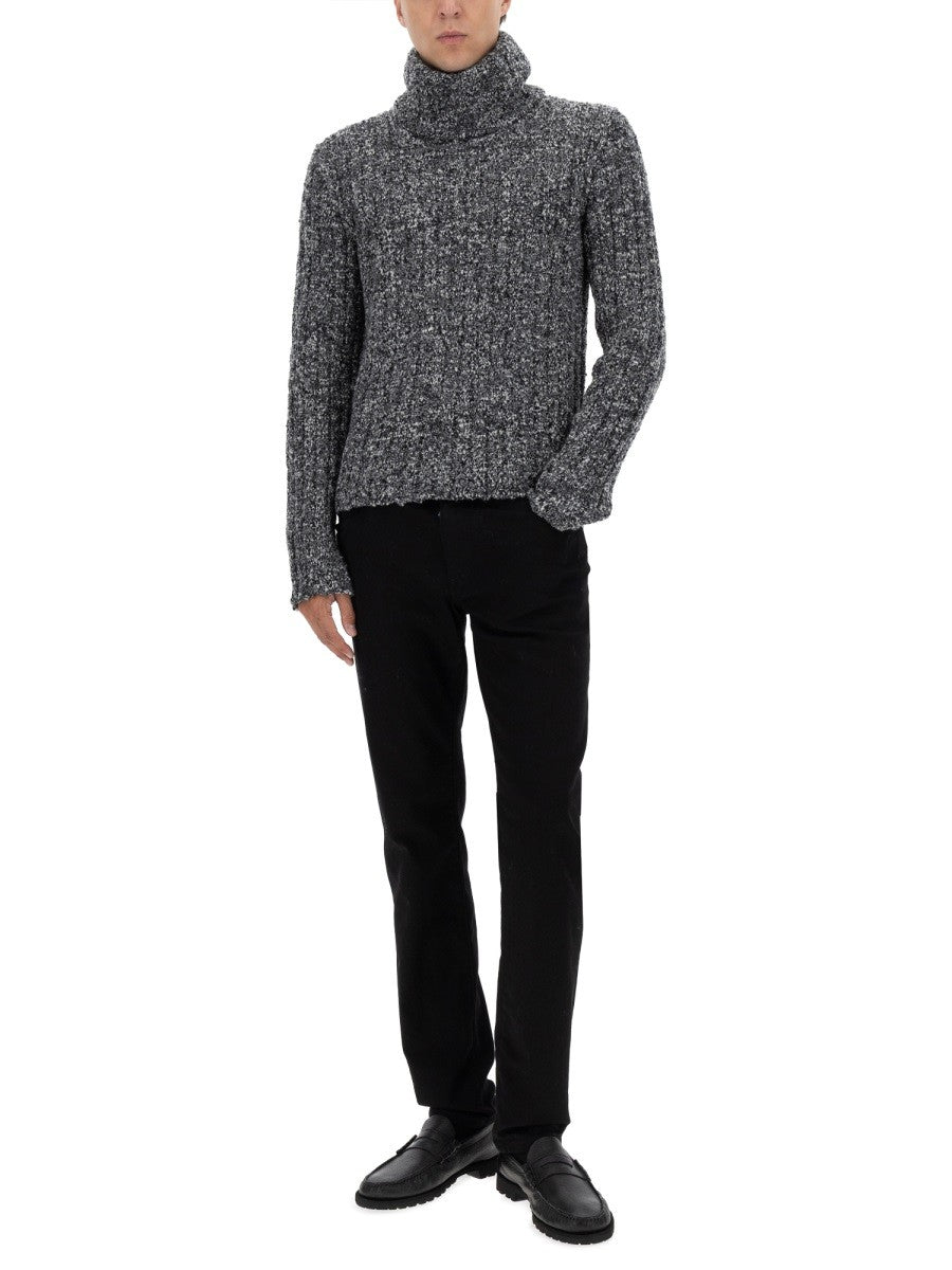 Dolce &amp; Gabbana Men's Turtleneck Pullover Grey