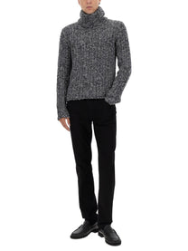 Dolce &amp; Gabbana Men's Turtleneck Pullover Grey