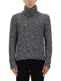 Dolce &amp; Gabbana Men's Turtleneck Pullover Grey