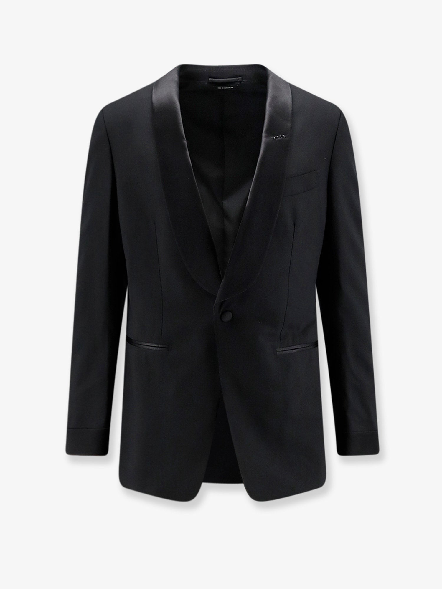 Tom Ford Men's Tuxedo Wool Blazer Black