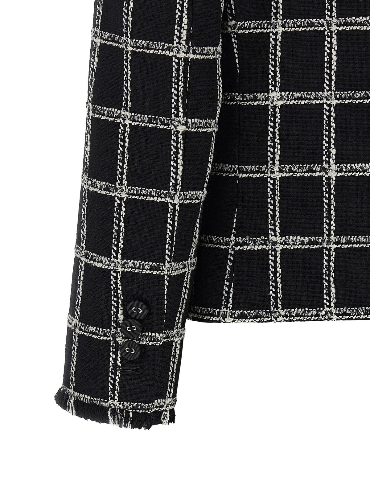 Thom Browne Tweed Blazer Gold
