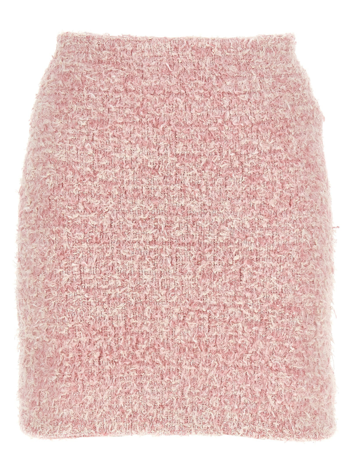 Balenciaga Tweed Skirt Blue
