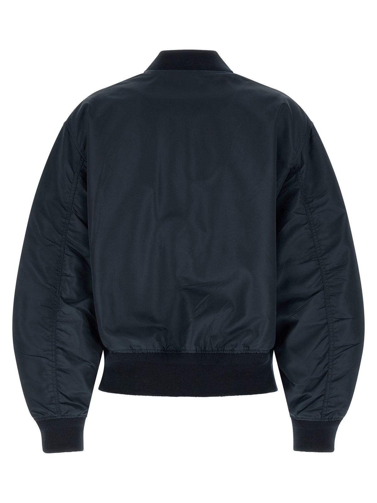 PRADA Twill Bomber Jacket Blue