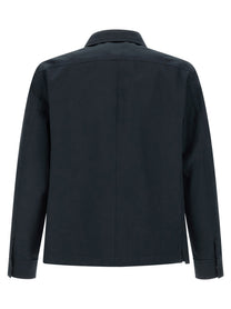 Tom Ford Twill Overshirt Blue