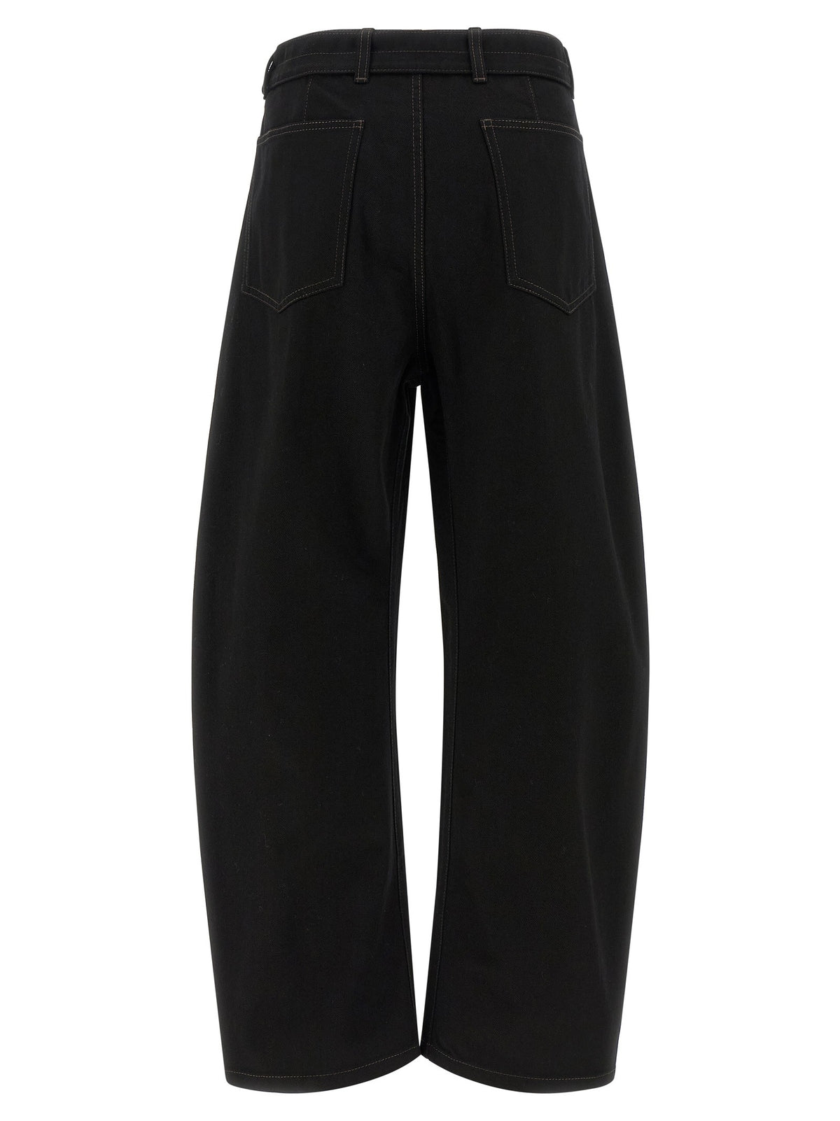 Lemaire Twisted Belted Jeans Black