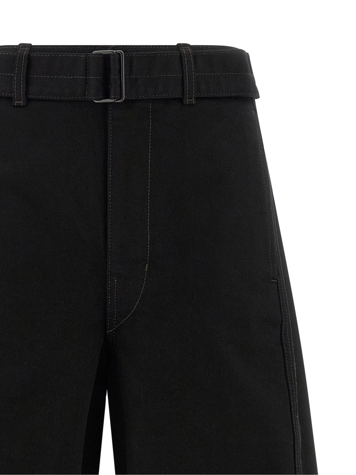 Lemaire Twisted Belted Jeans Black
