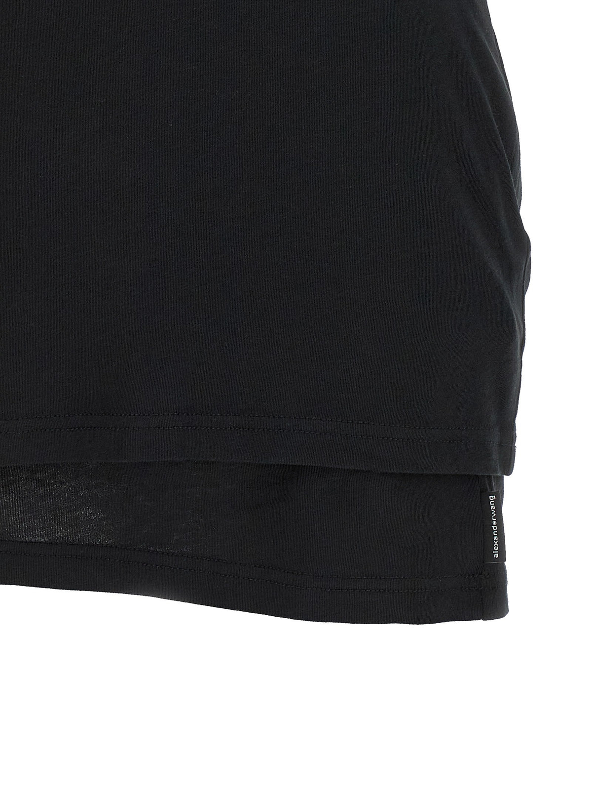 alexanderwang Twisted Bust Layered Dress Black