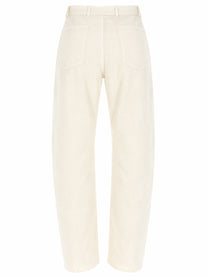 Lemaire Unisex Twisted Pants White