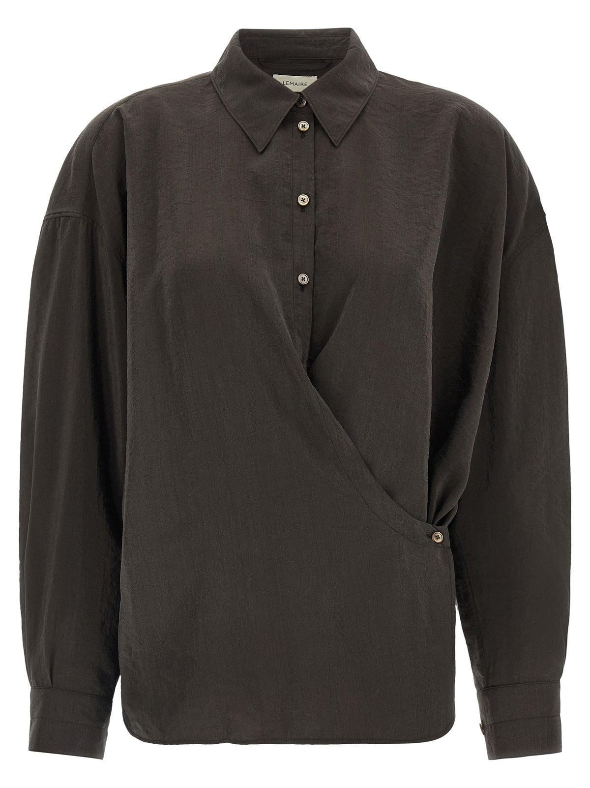 Lemaire Twisted Shirt Black