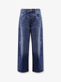 Givenchy Men's Twisted Stone Washed Denim Jeans Blue