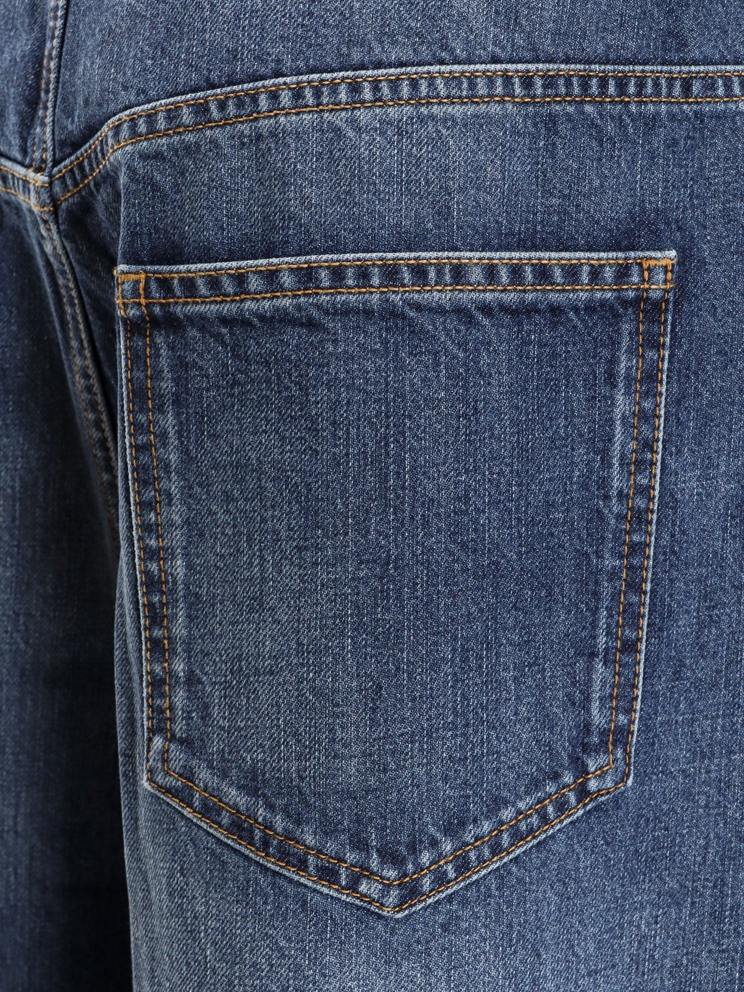 Givenchy Men's Twisted Stone Washed Denim Jeans Blue