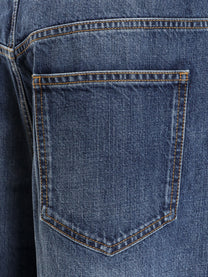 Givenchy Men's Twisted Stone Washed Denim Jeans Blue