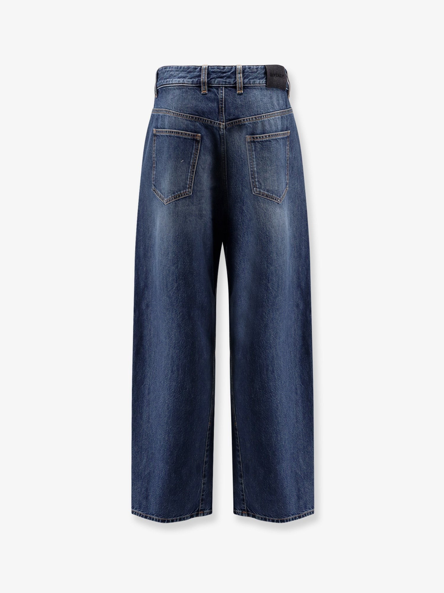 Givenchy Men's Twisted Stone Washed Denim Jeans Blue