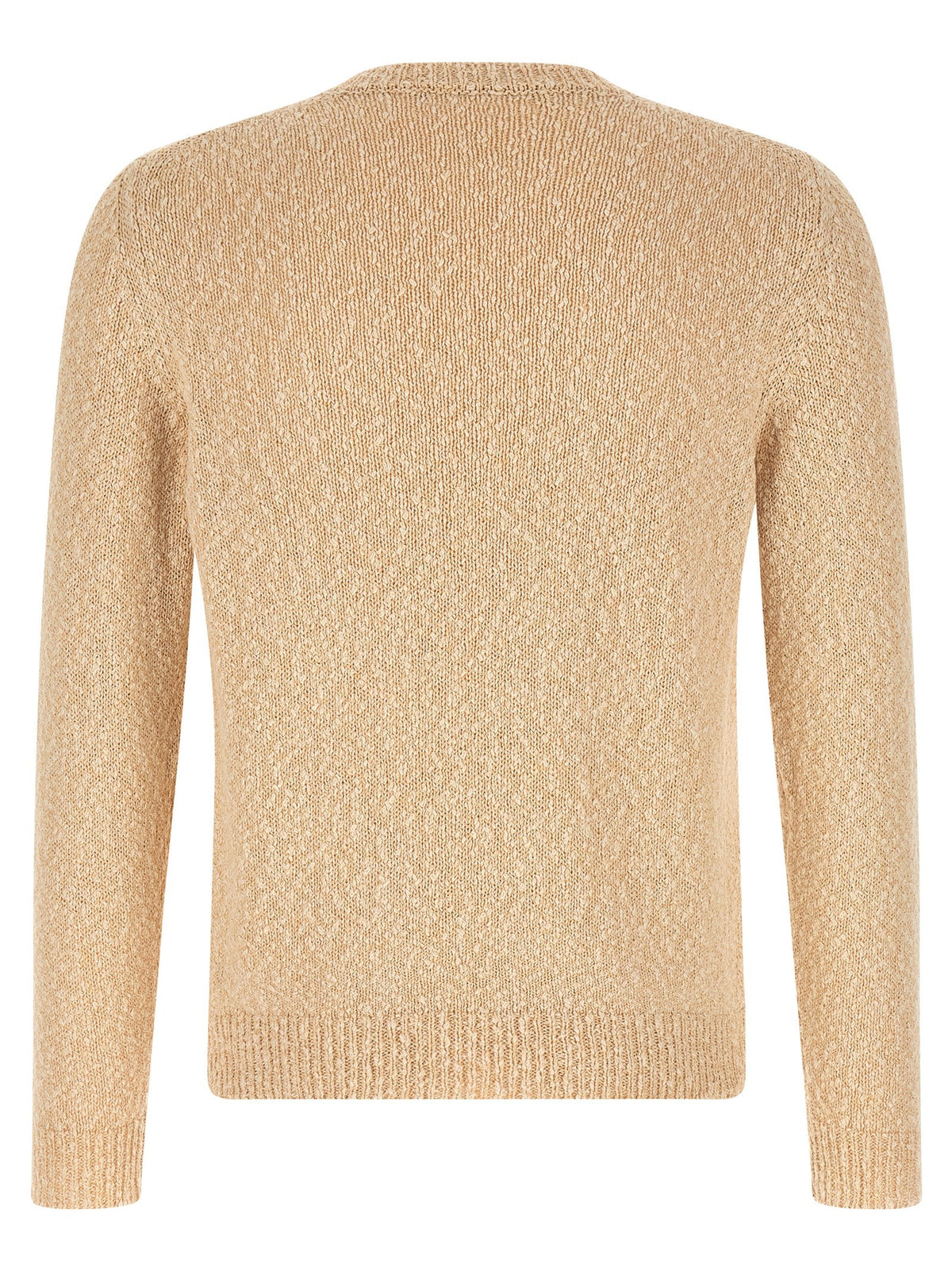 Zanone Two Tone Yarn Sweater Beige