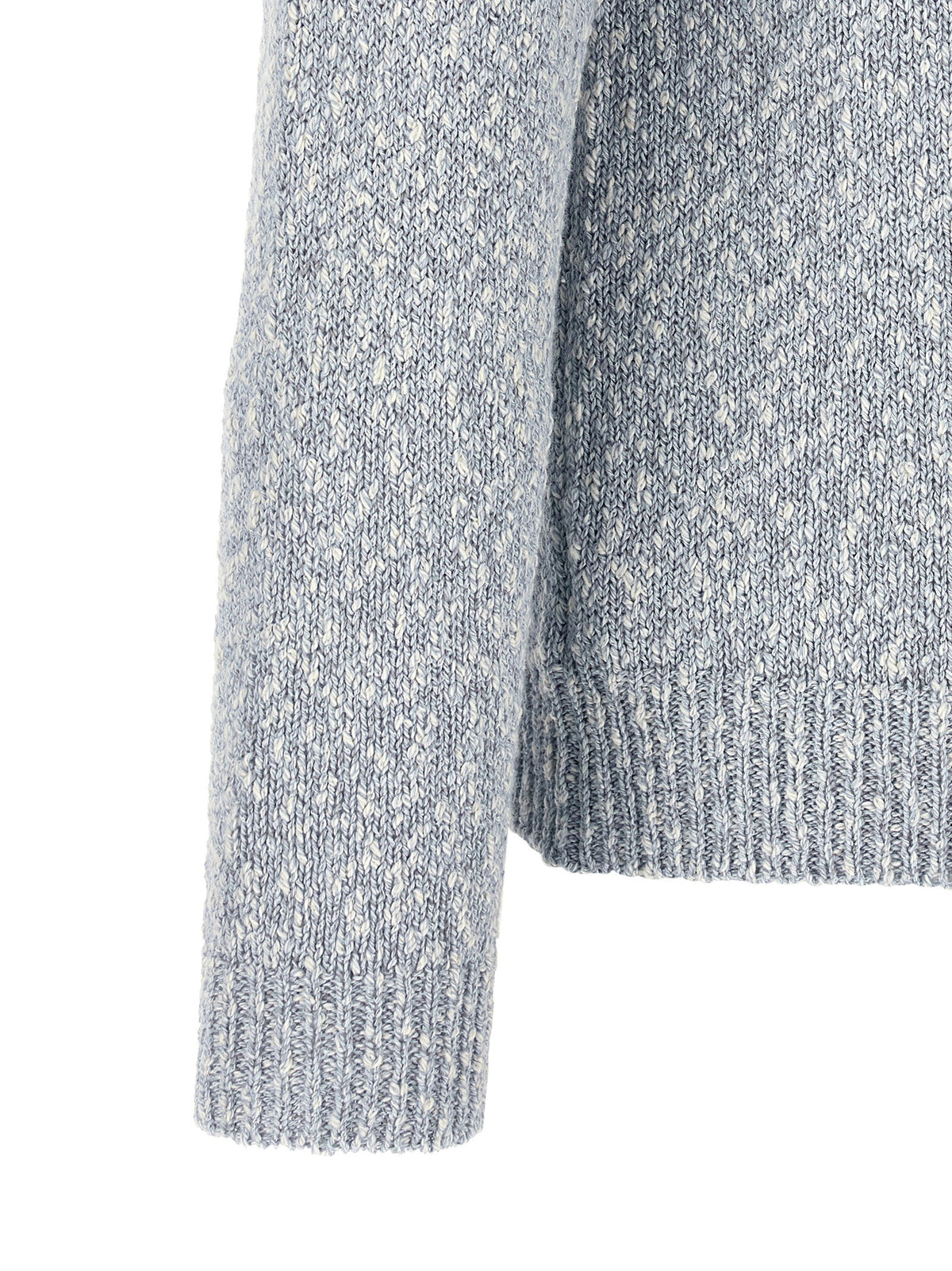 Zanone Two Tone Yarn Sweater Blue