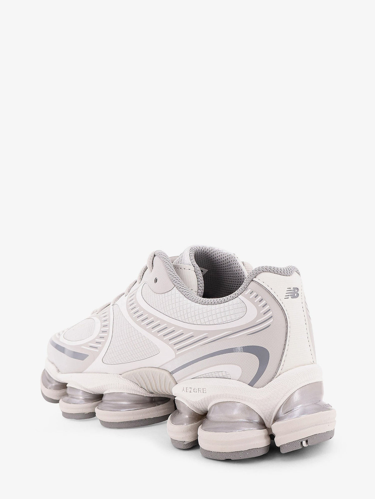 New Balance Men's Mesh and Rubber Sneakers Grey, view 3