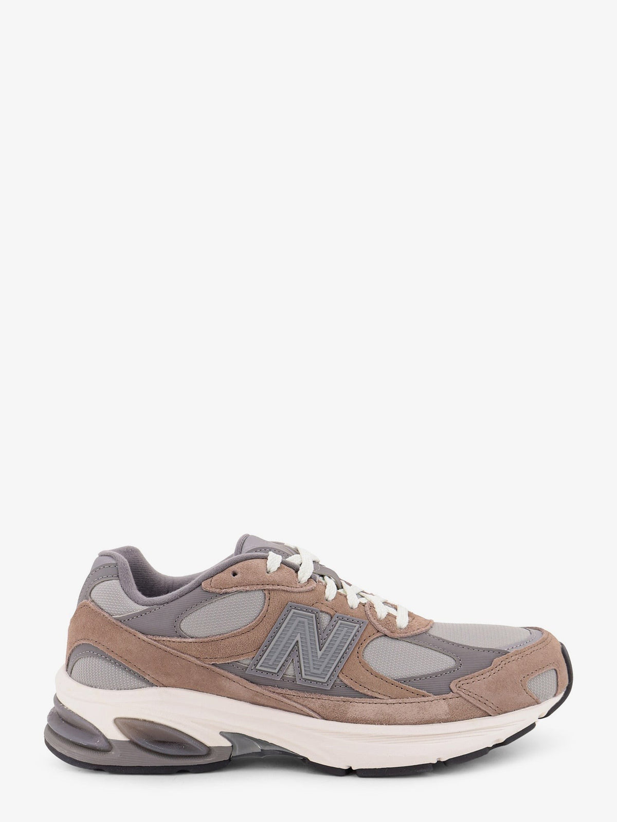 New Balance Men's Leather Sneakers Grey