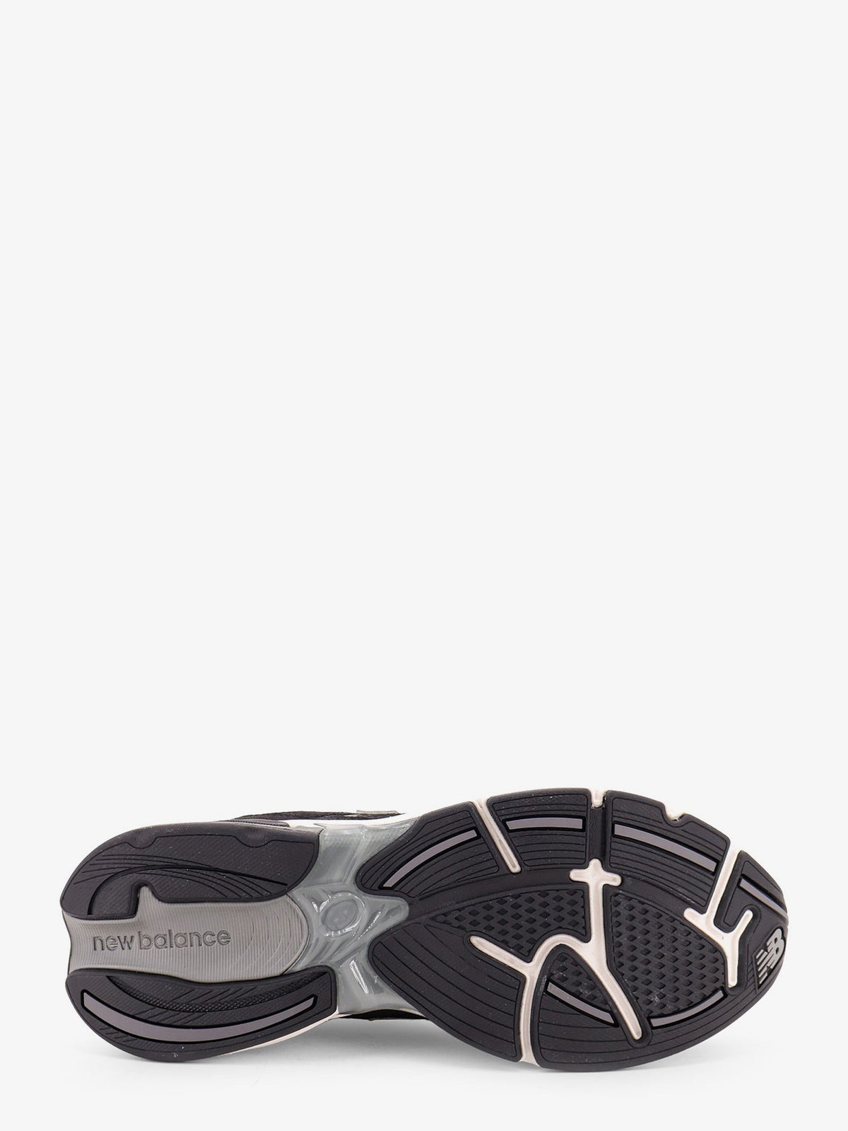 New Balance Men's Suede and Mesh Sneakers Grey, view 4