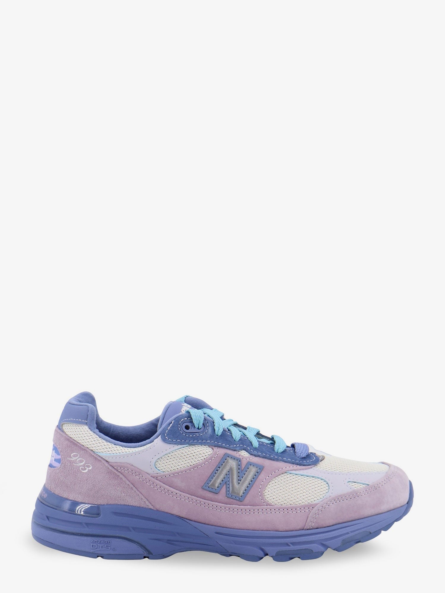 New Balance Unisex Mesh and Suede Sneakers Purple