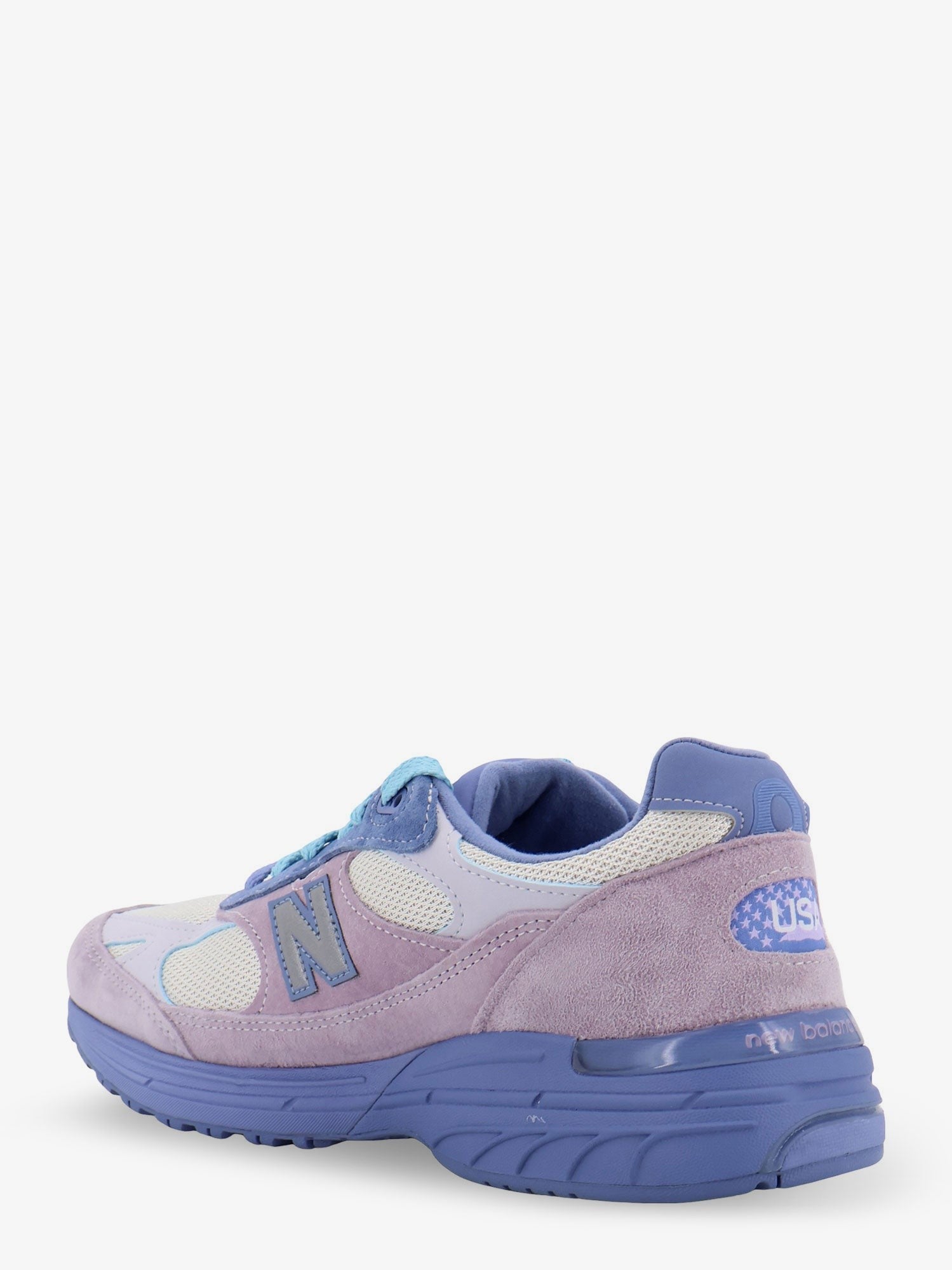 New Balance Unisex Mesh and Suede Sneakers Purple