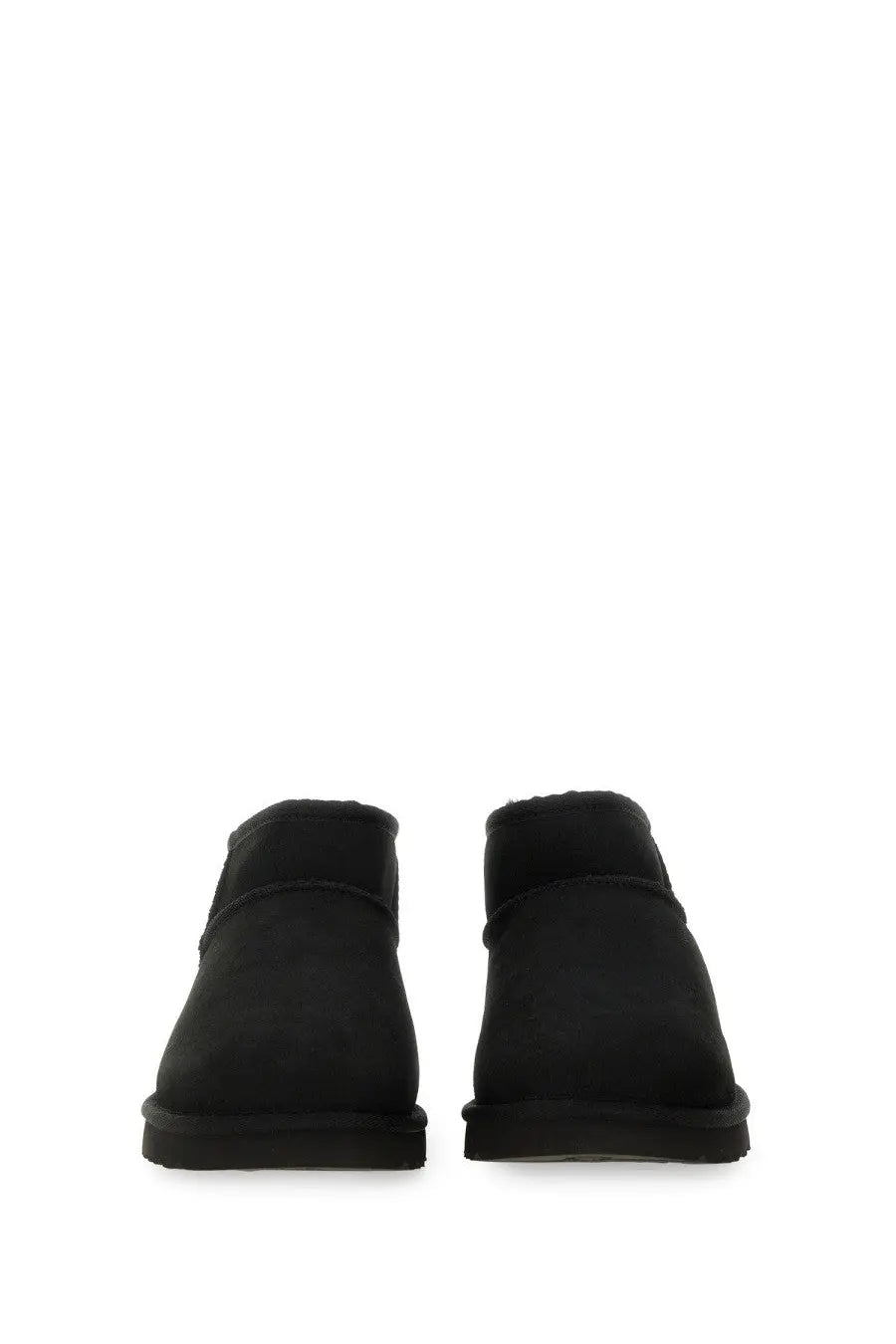 Ugg men’s boot classic ultra mini black suede booties with plush lining for warmth and comfort