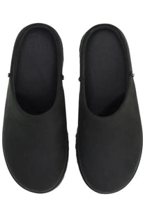 Ugg womens sabot otzo black slip-on mules with suede upper and durable rubber sole for comfortable casual wear
